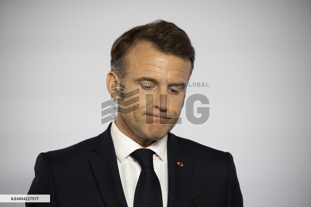 Emmanuel Macron At Nutrition for Growth summit - Paris