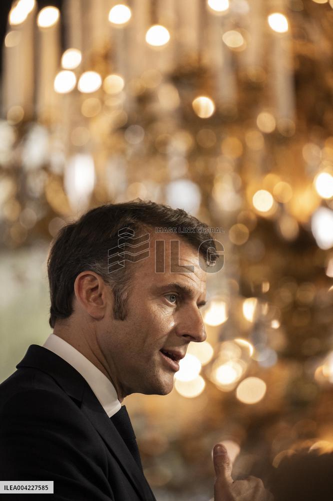 Emmanuel Macron At Nutrition for Growth summit - Paris