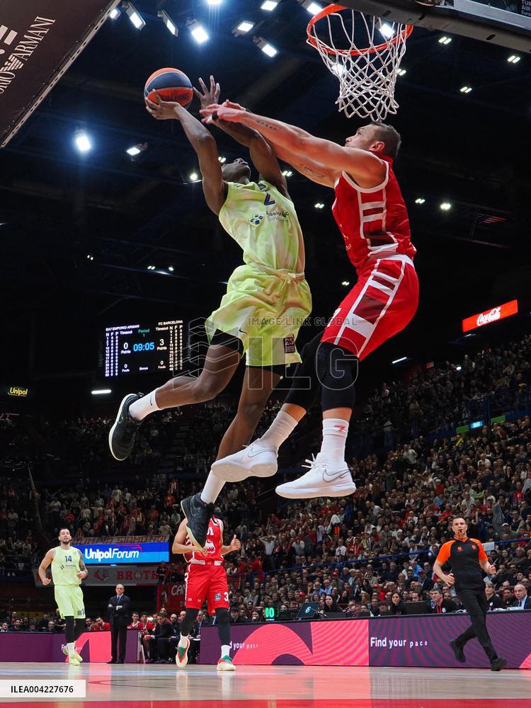 BASKET - Euroleague - EA7 Emporio Armani Milano vs FC Barcelona