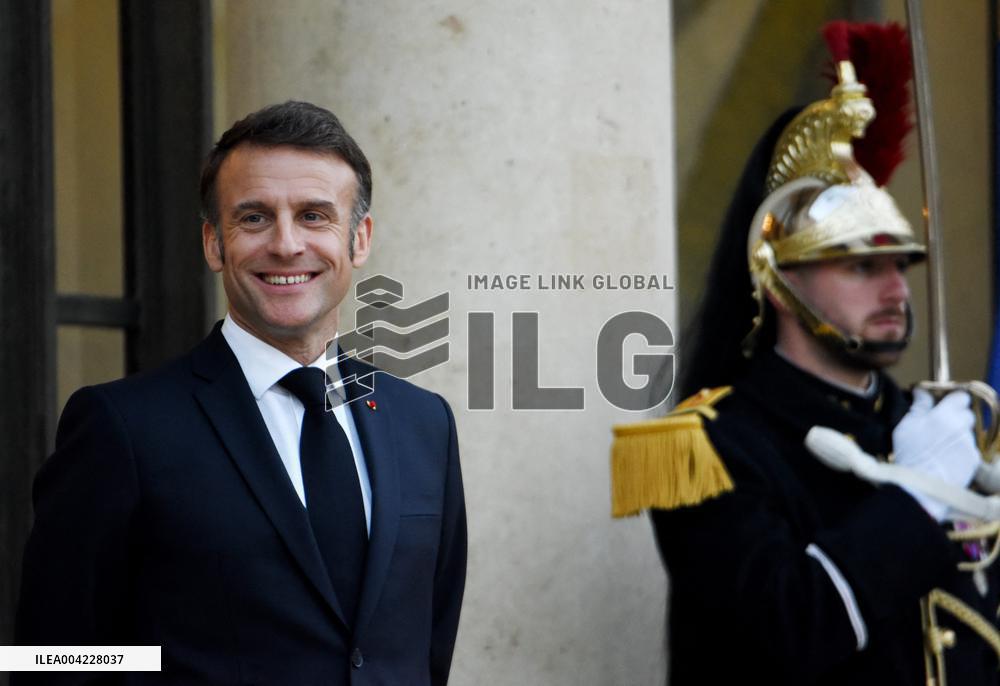 President Macron Welcomes King Of Lesotho - Paris