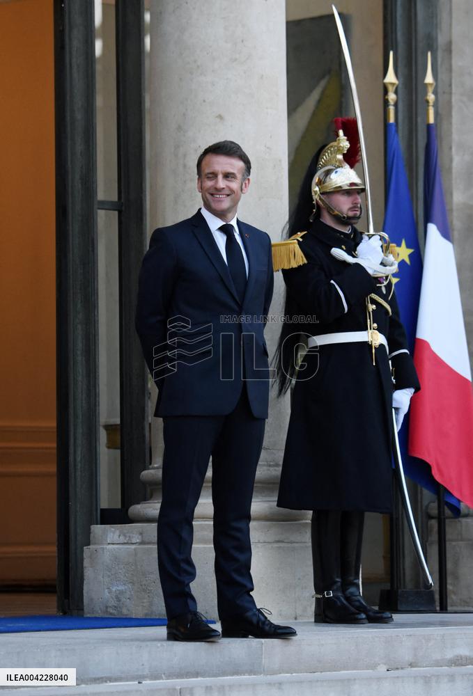 President Macron Welcomes King Of Lesotho - Paris