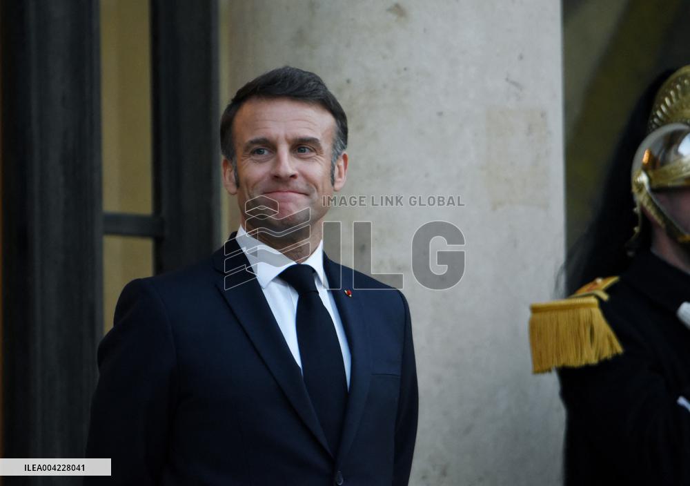 President Macron Welcomes King Of Lesotho - Paris
