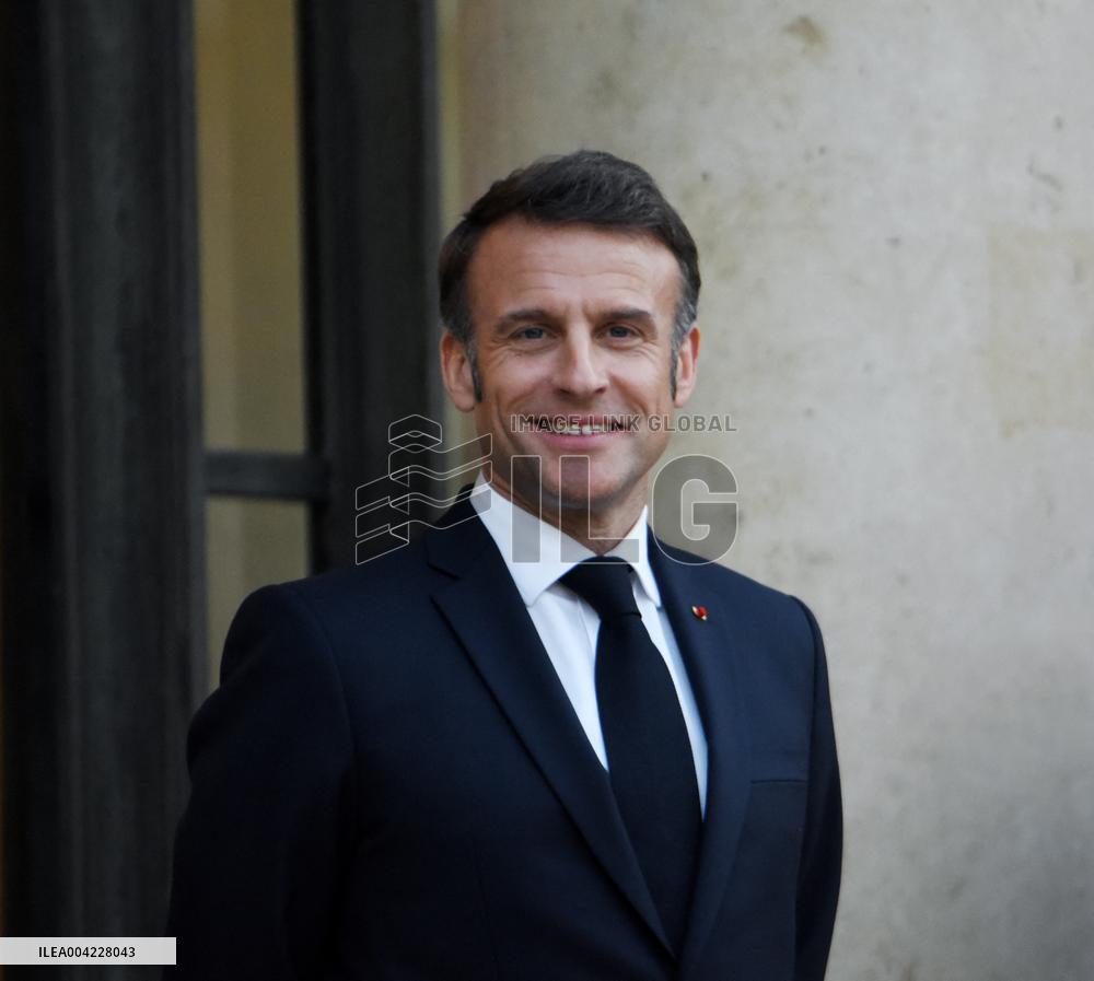 President Macron Welcomes King Of Lesotho - Paris