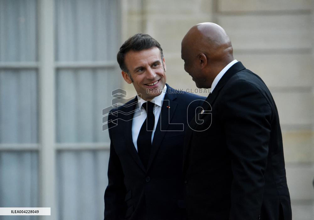 President Macron Welcomes King Of Lesotho - Paris