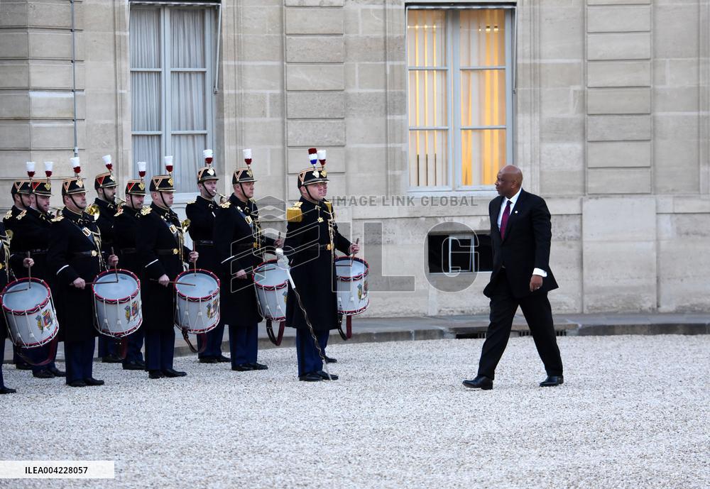 President Macron Welcomes King Of Lesotho - Paris