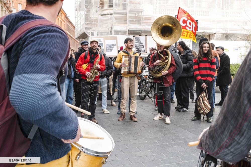 United Action Against Budget Austerity - Toulouse