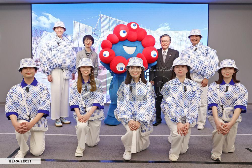 Expo pavilion briefing by NTT