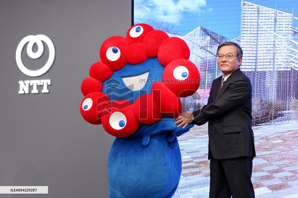 Expo pavilion briefing by NTT