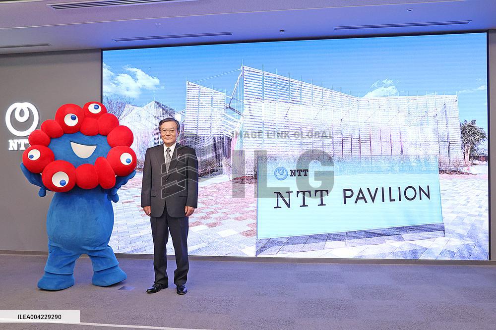 Expo pavilion briefing by NTT