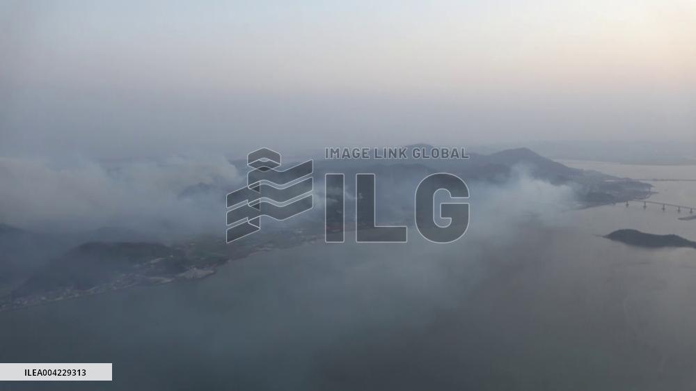 [Breaking News]Wildfire in western Japan