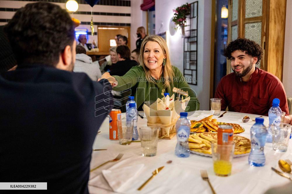 Queen Maxima At Iftar Meeting - Netherlands