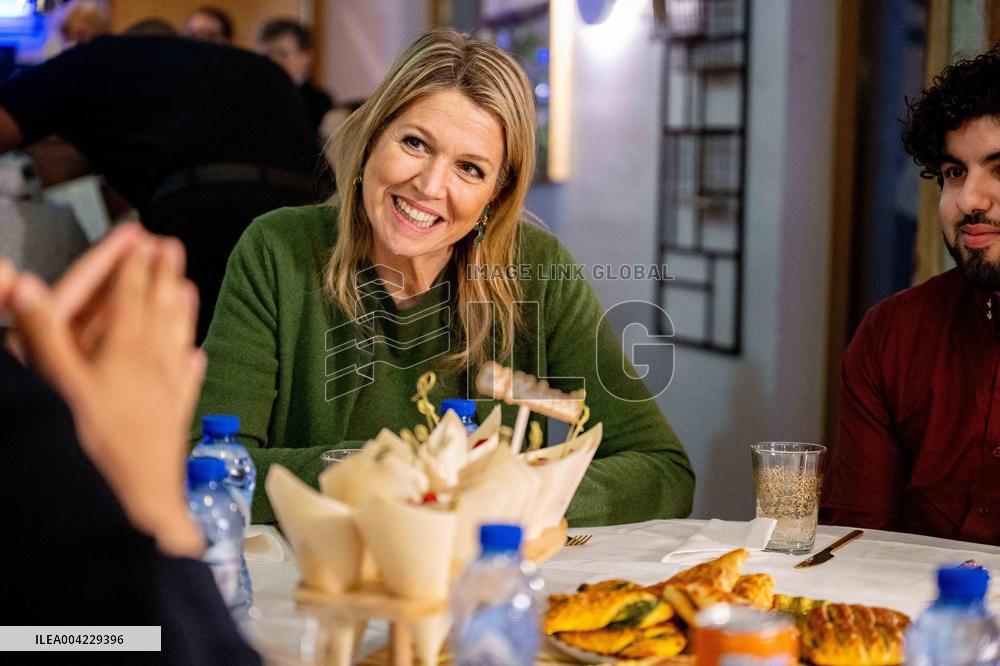 Queen Maxima At Iftar Meeting - Netherlands