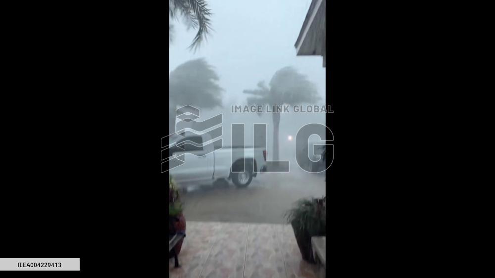 US: Sever Thunderstorms Batter Rio Grande Valley, South Texas