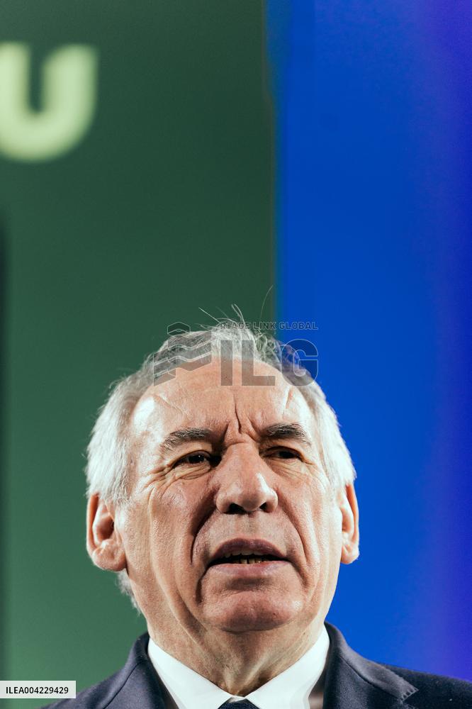 PM Bayrou At Viginum Forum - Paris