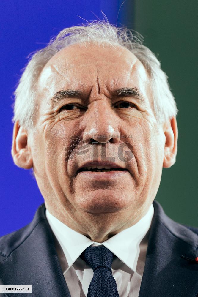 PM Bayrou At Viginum Forum - Paris