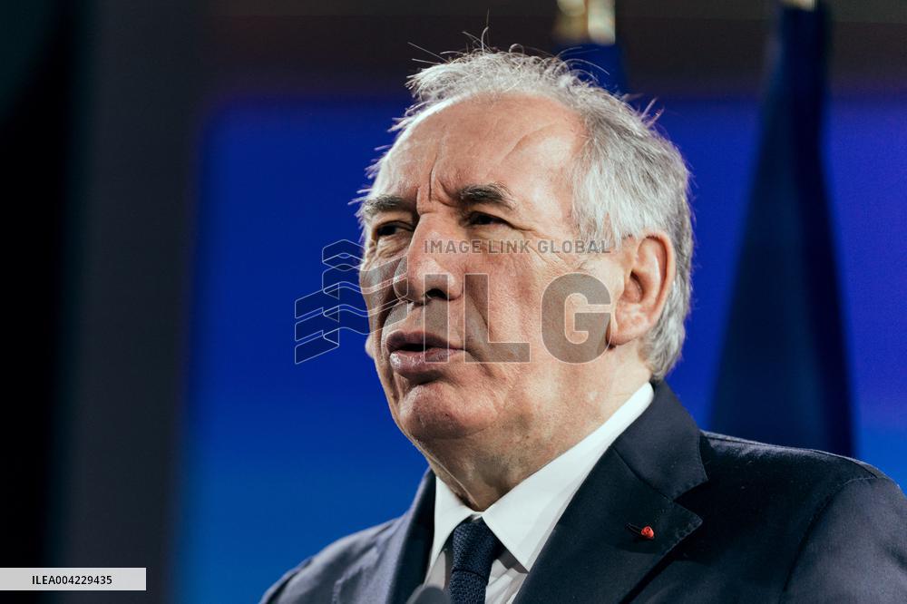 PM Bayrou At Viginum Forum - Paris