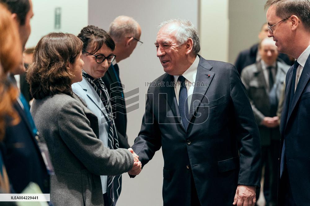 PM Bayrou At Viginum Forum - Paris