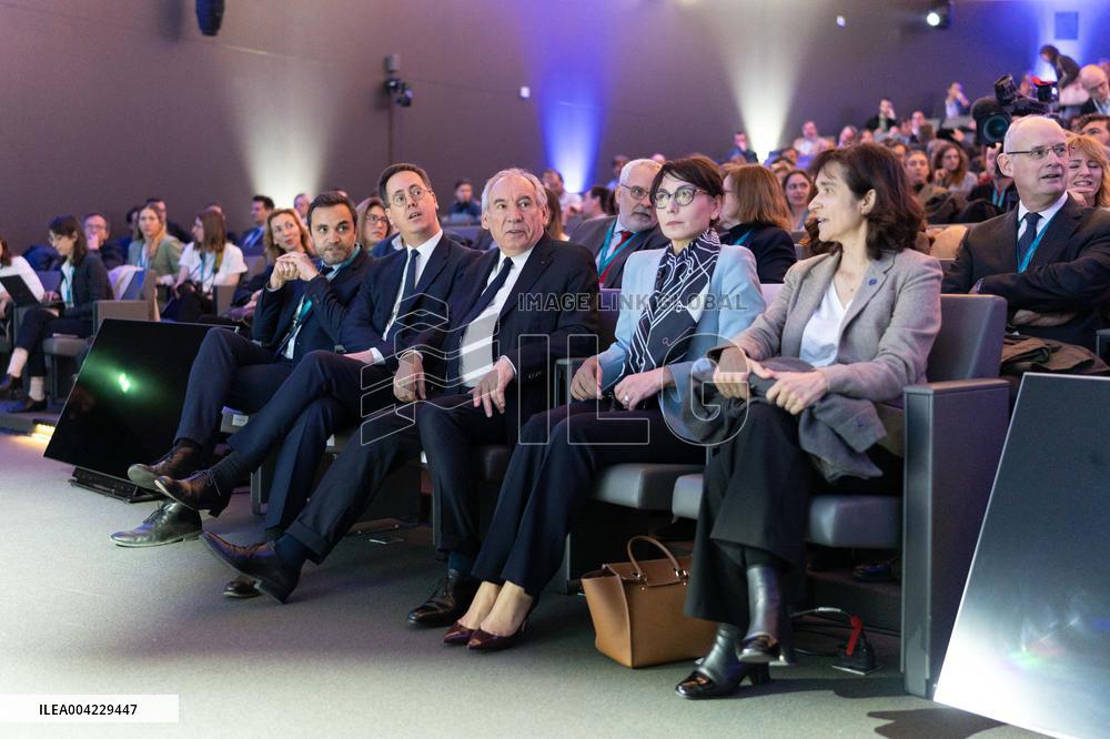 PM Bayrou At Viginum Forum - Paris