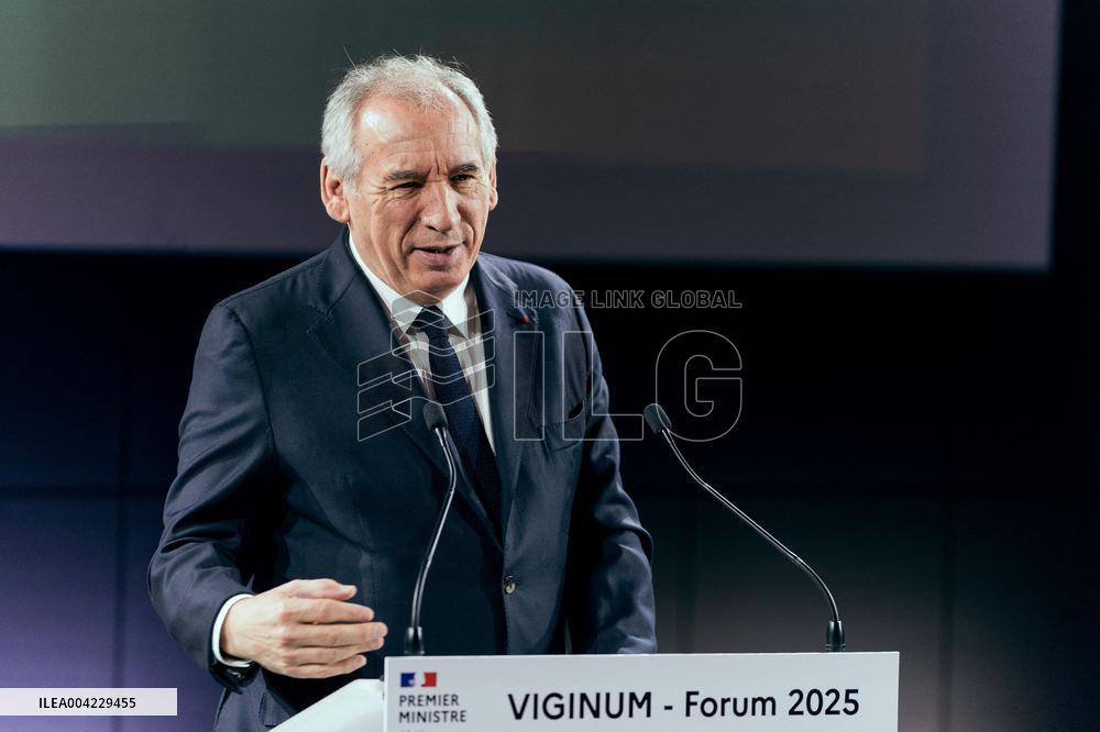 PM Bayrou At Viginum Forum - Paris