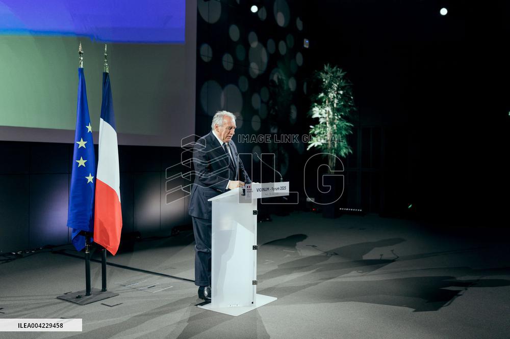 PM Bayrou At Viginum Forum - Paris