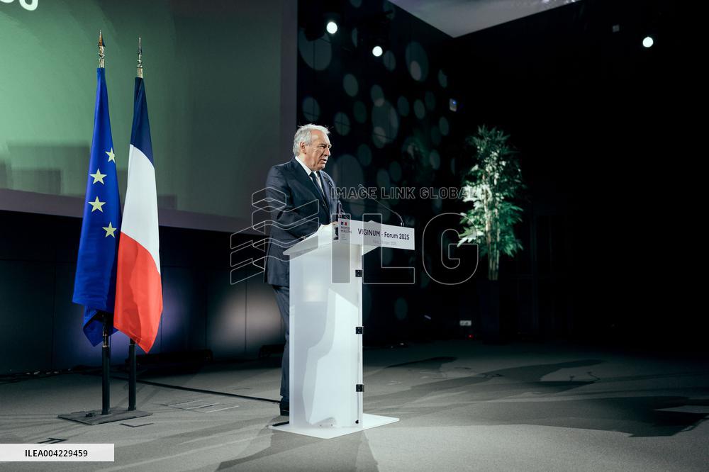 PM Bayrou At Viginum Forum - Paris