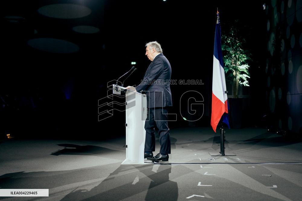 PM Bayrou At Viginum Forum - Paris