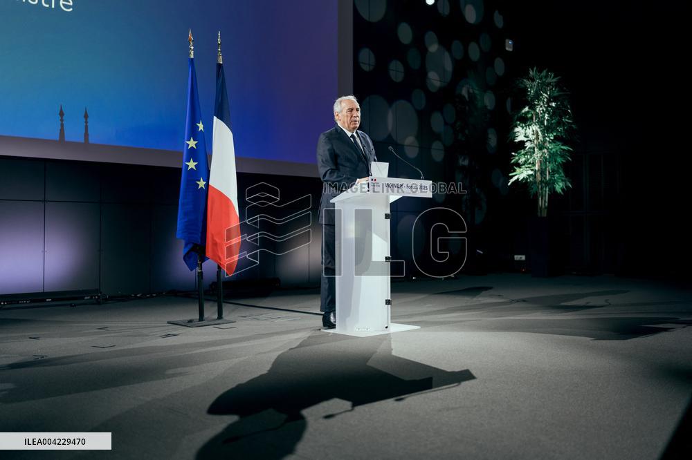 PM Bayrou At Viginum Forum - Paris