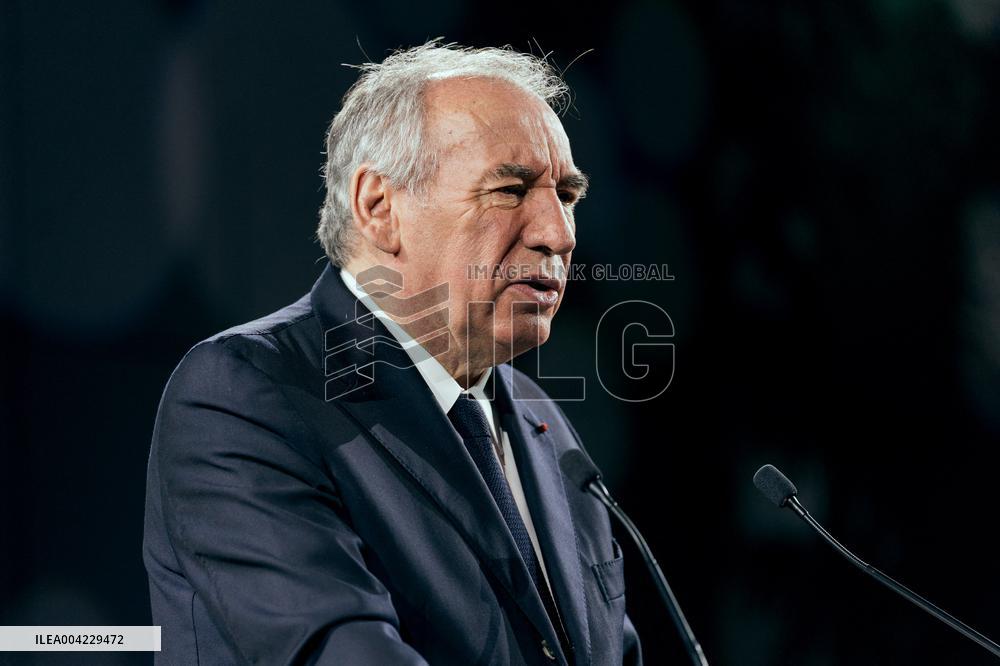 PM Bayrou At Viginum Forum - Paris