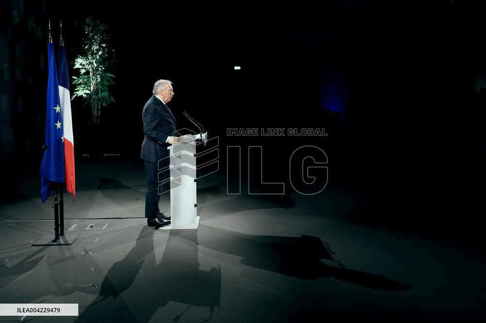 PM Bayrou At Viginum Forum - Paris