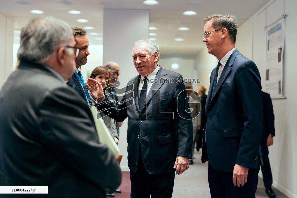PM Bayrou At Viginum Forum - Paris