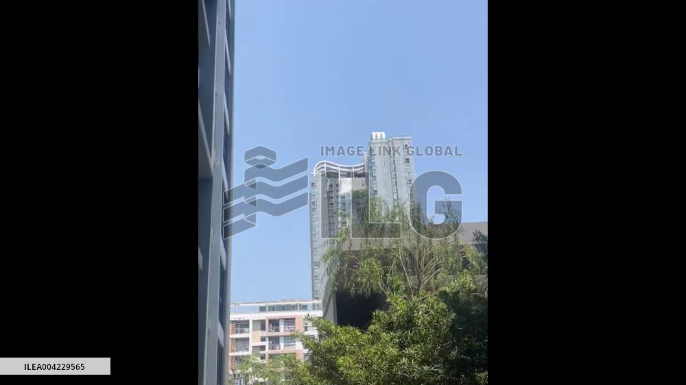 Thailand: Magnitude 7.7 Earthquake Strikes Bangkok, Water Cascades From Skyscraper 5