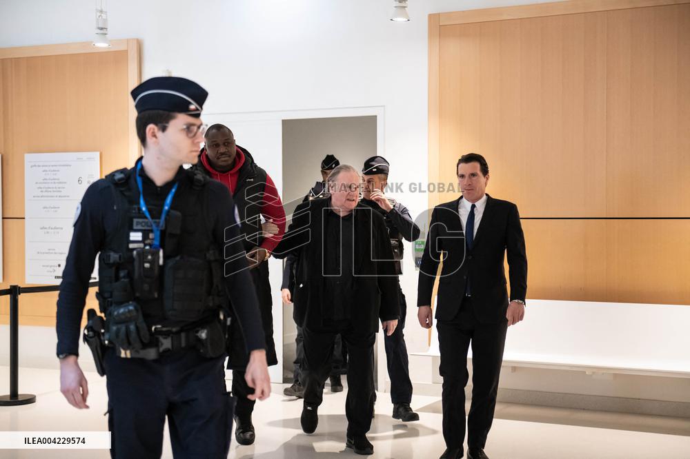 Gerard Depardieu Trial - Day 4 - Paris