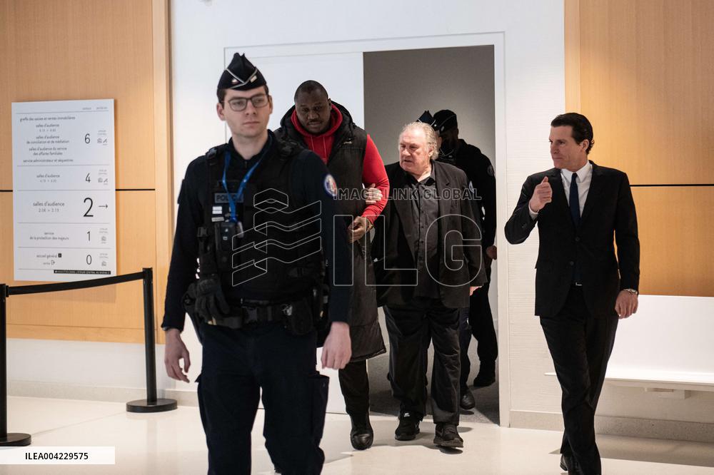 Gerard Depardieu Trial - Day 4 - Paris