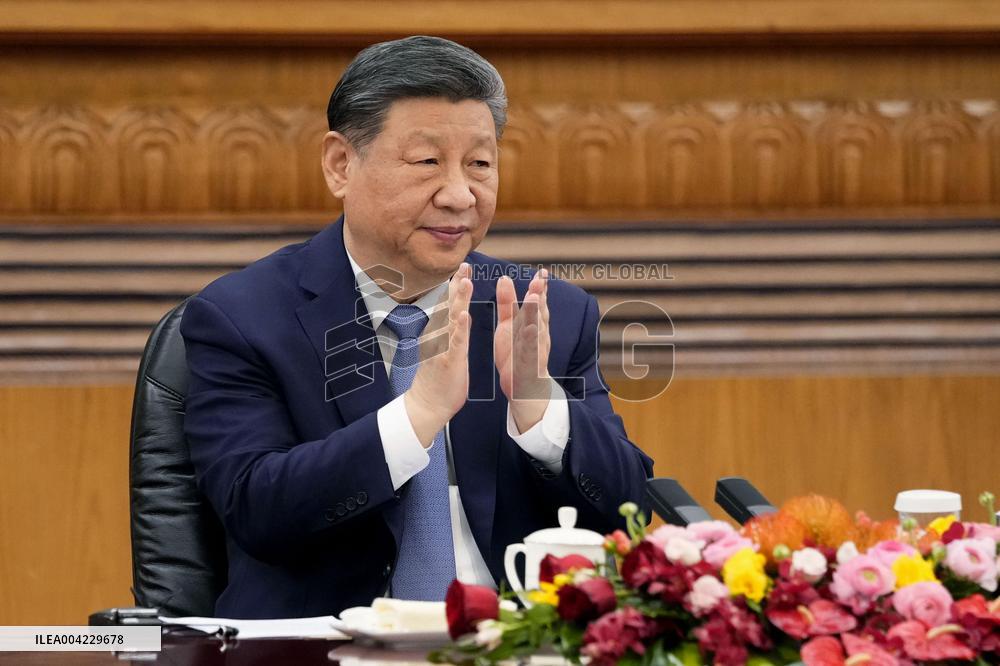 Global business meeting in Beijing