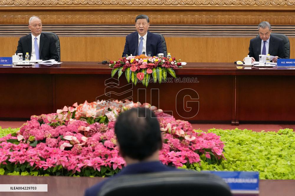 Global business meeting in Beijing