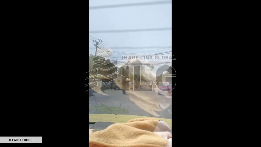 Thailand: Under-Construction Building Collapses in Bangkok After M7.7 Quake