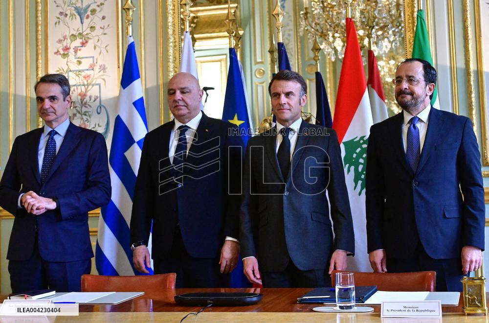 Multilateral Meeting Eastern Mediterranean - MEDOR at the Elysee Palace - Paris