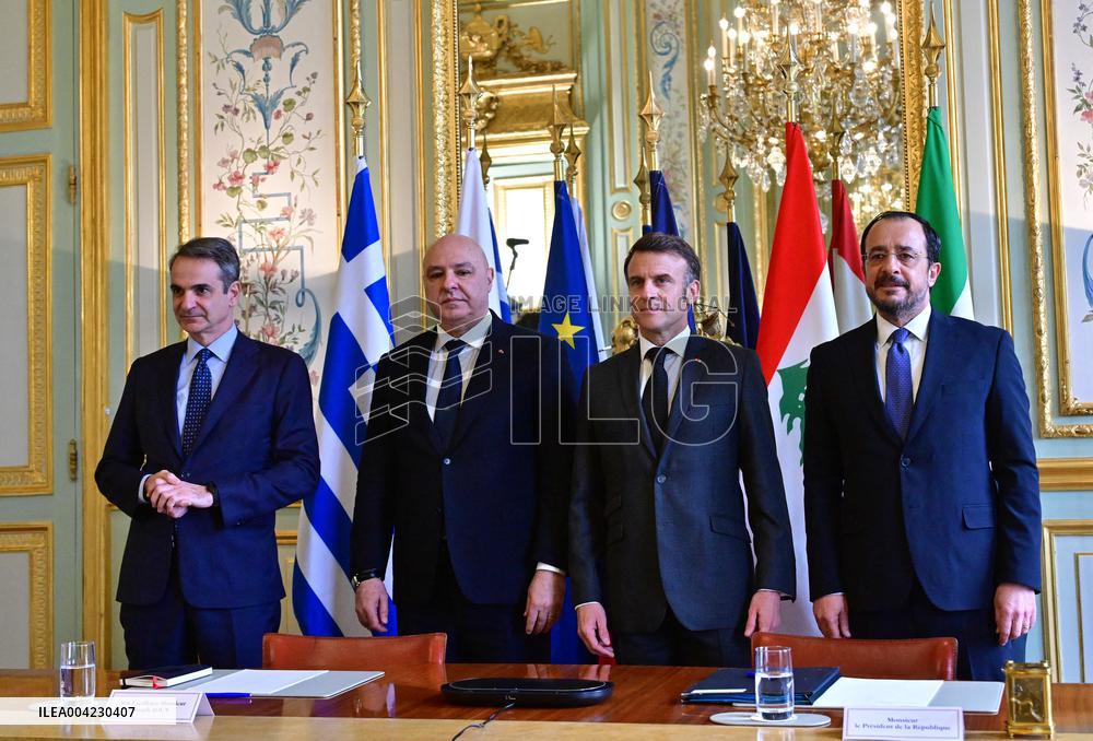 Multilateral Meeting Eastern Mediterranean - MEDOR at the Elysee Palace - Paris