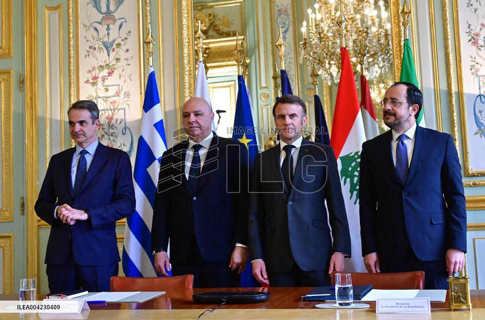 Multilateral Meeting Eastern Mediterranean - MEDOR at the Elysee Palace - Paris