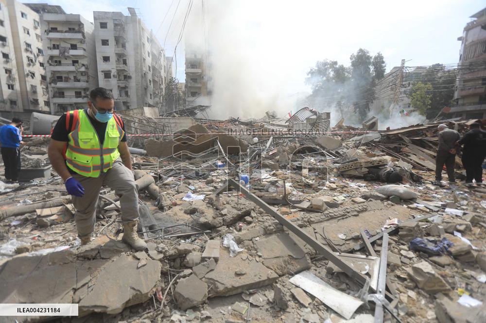 Beirut Israel Airstrikes - Lebanon
