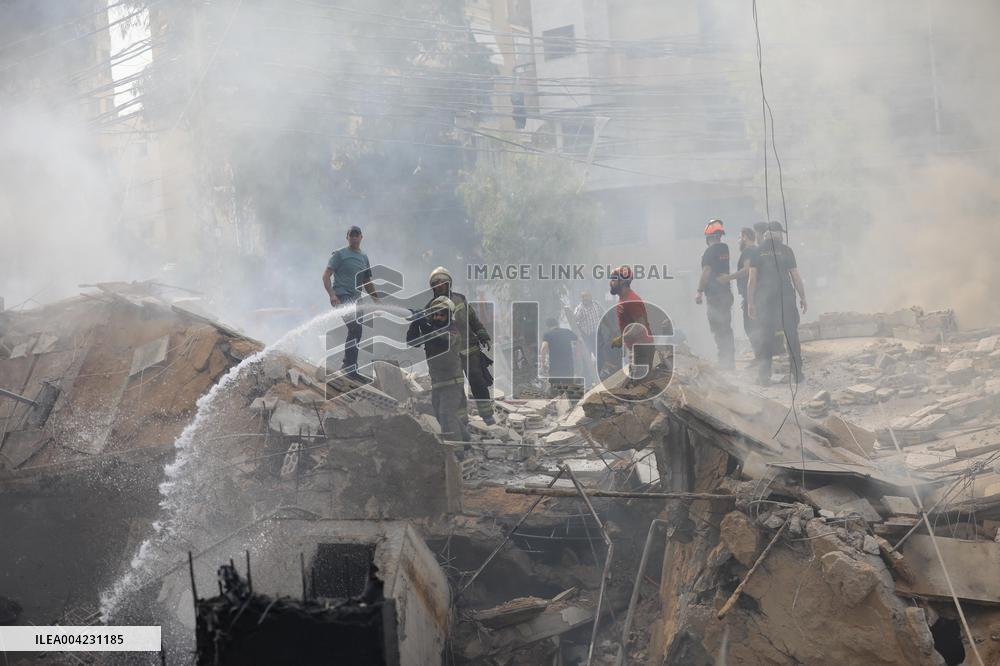 Beirut Israel Airstrikes - Lebanon