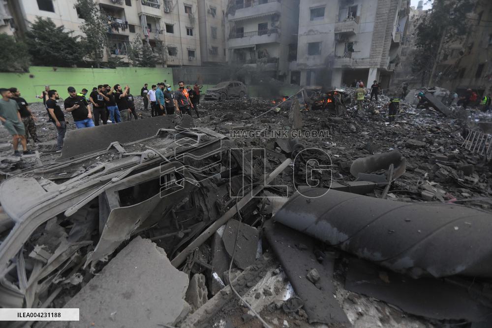 Beirut Israel Airstrikes - Lebanon