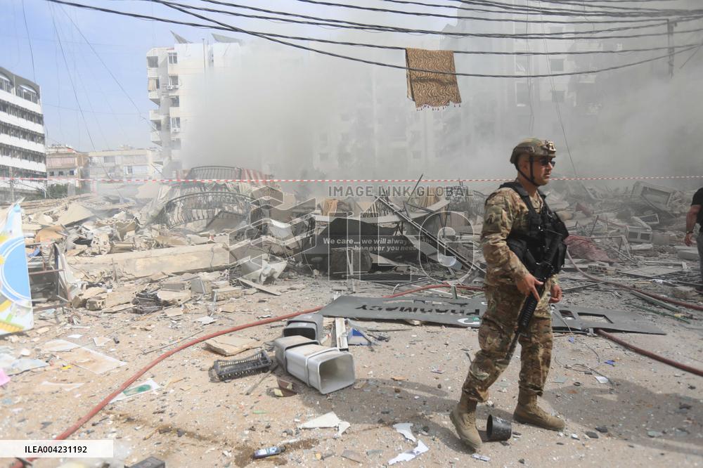 Beirut Israel Airstrikes - Lebanon