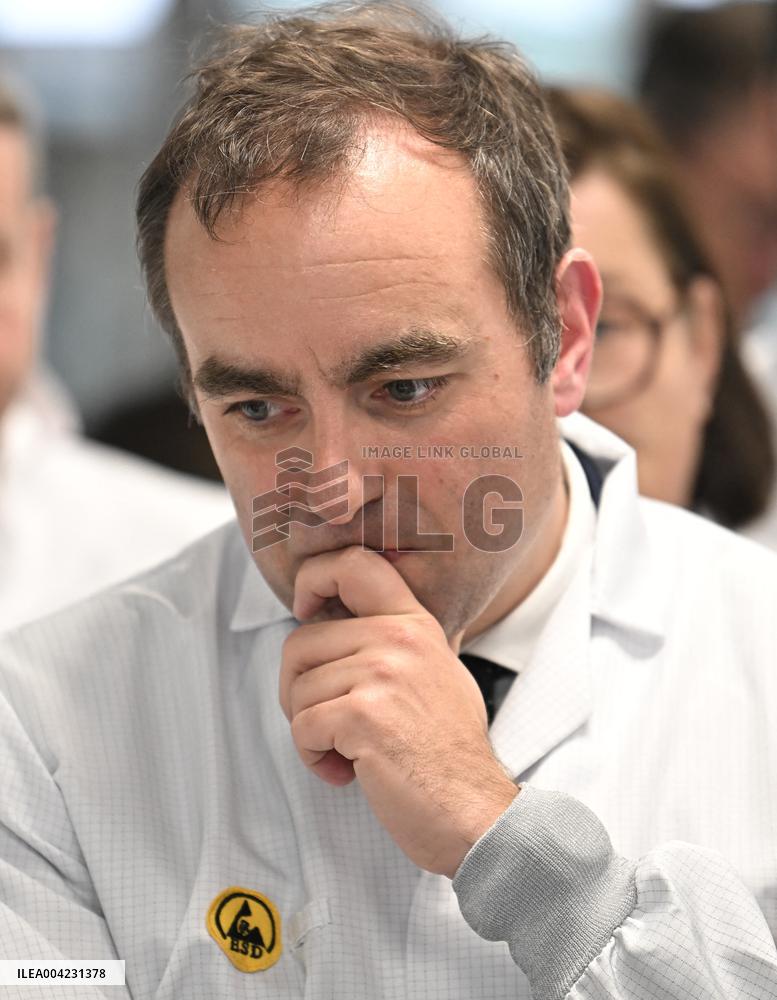 Sebastien Lecornu Visits Thales Site - France