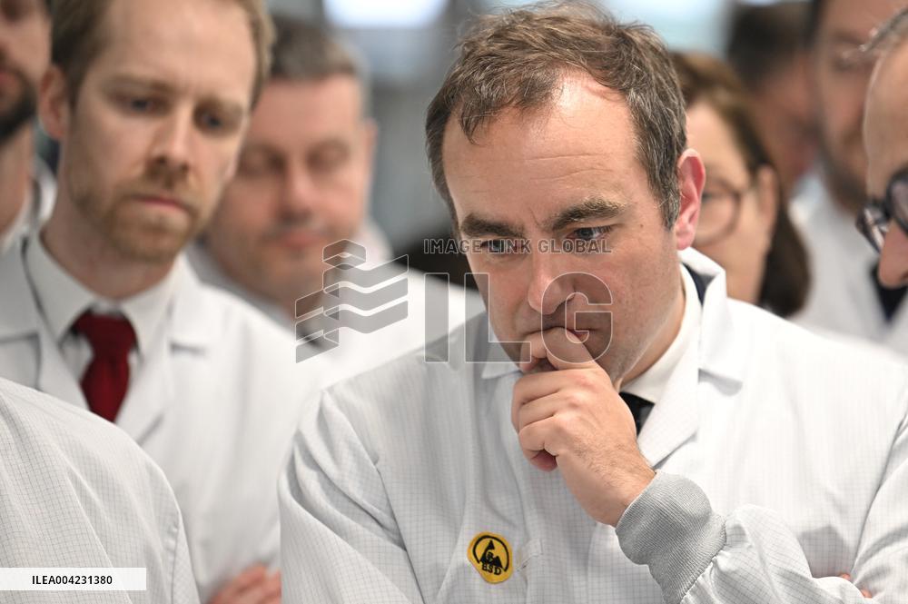 Sebastien Lecornu Visits Thales Site - France