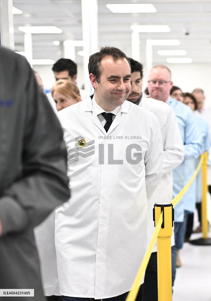 Sebastien Lecornu Visits Thales Site - France