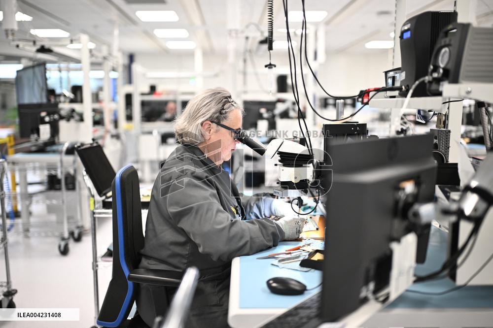 Sebastien Lecornu Visits Thales Site - France