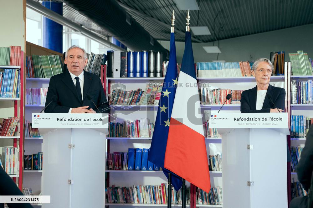 French PM during a Press Conference - Paris AJ