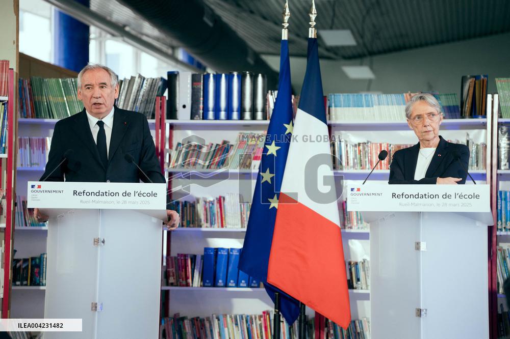 French PM during a Press Conference - Paris AJ