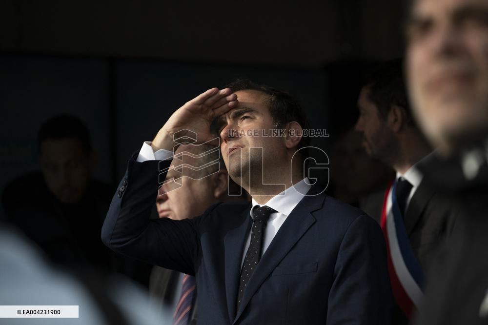 Sebastien Lecornu Visits Thales Facility - France